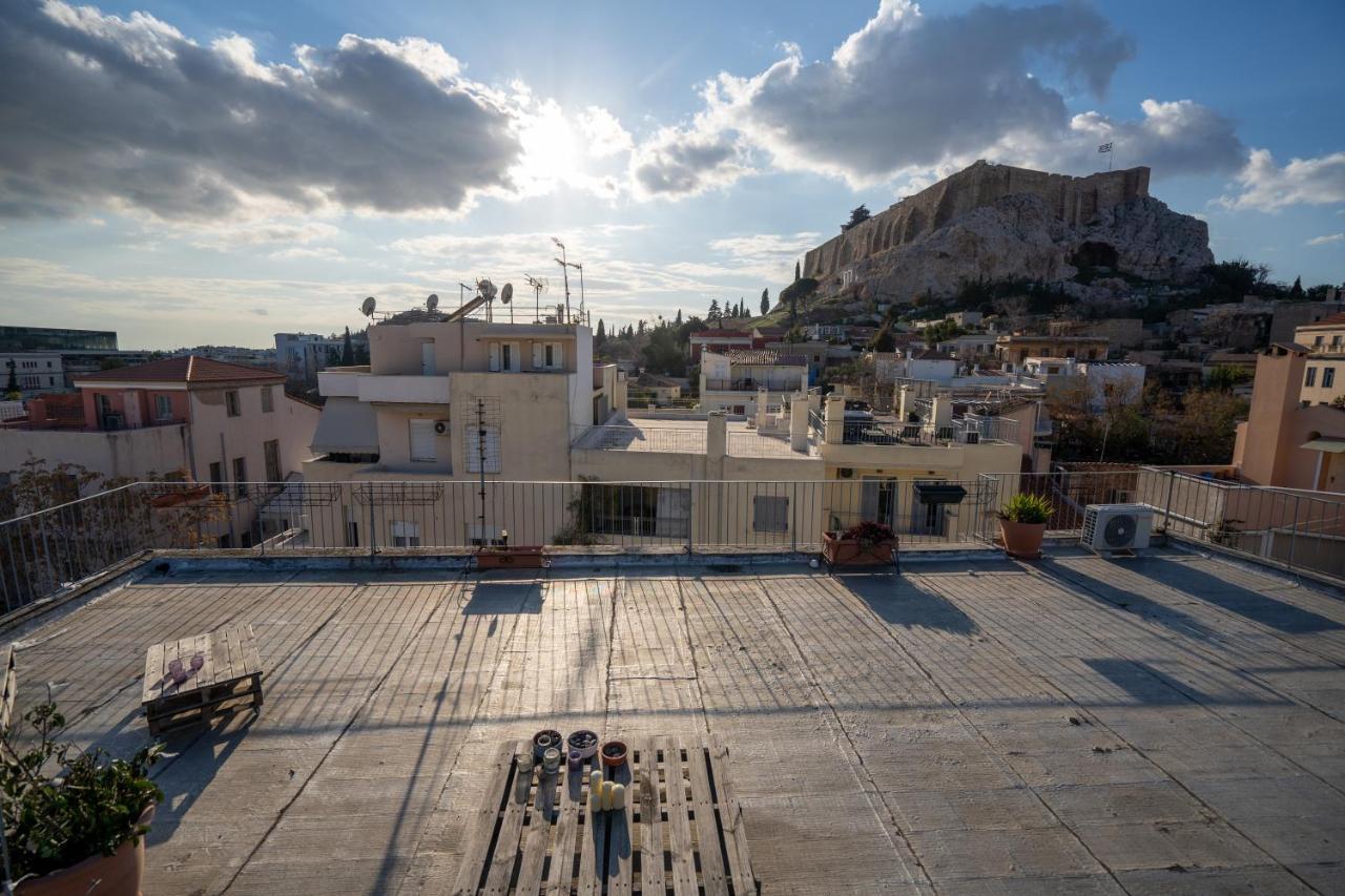 Plaka With Acropolis Rooftop View Access أثينا المظهر الخارجي الصورة